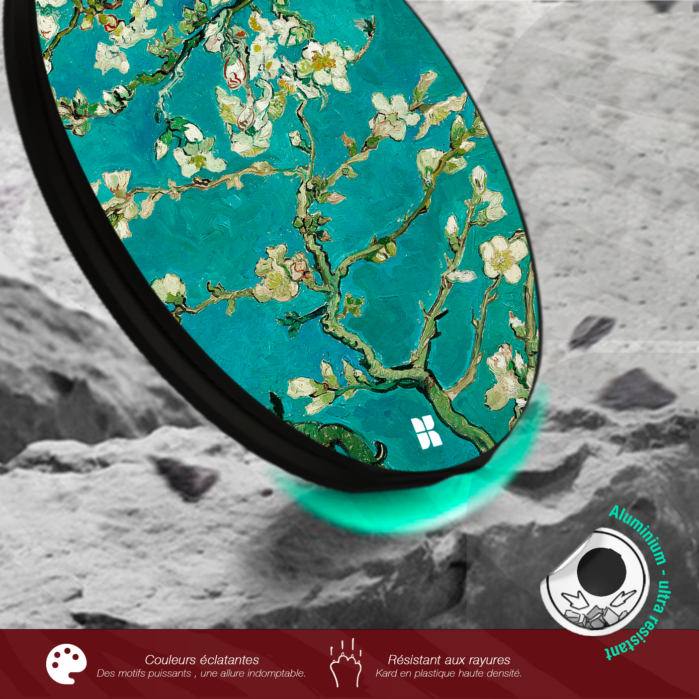 Support téléphone - Cerisier