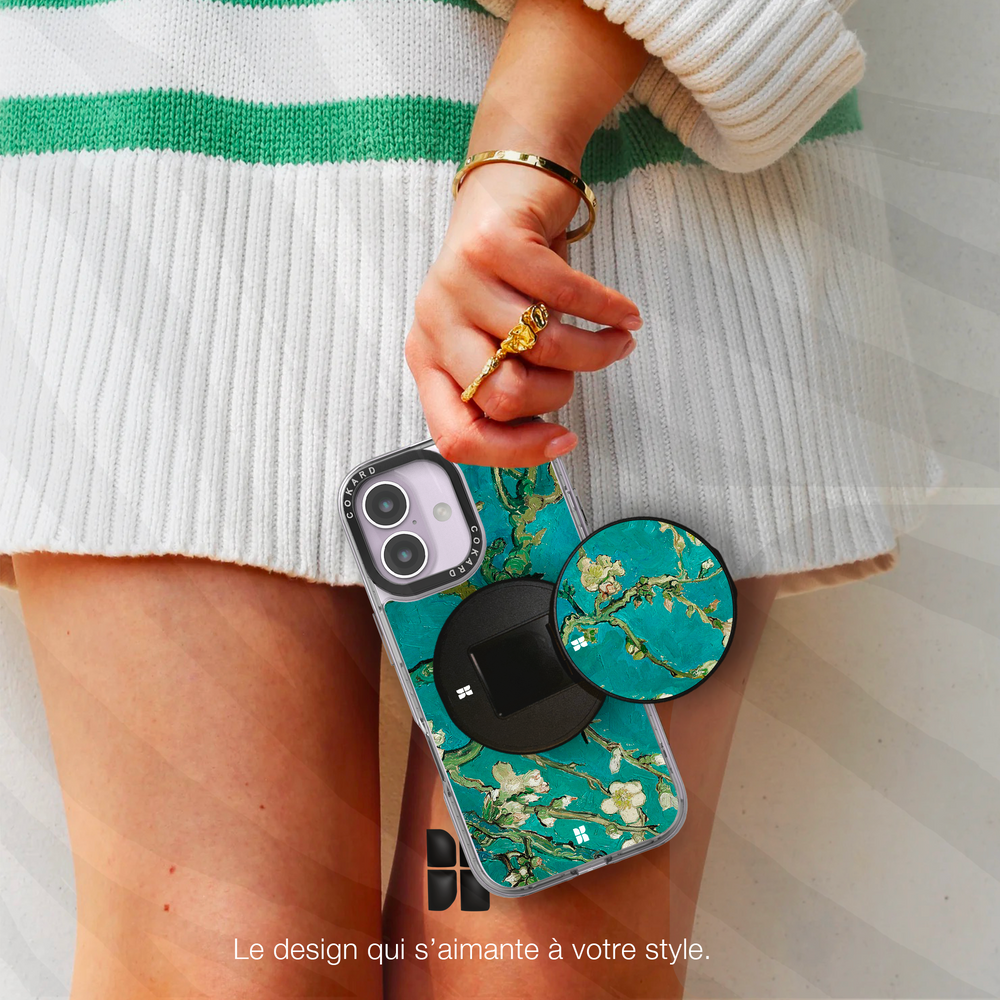 Support téléphone - Cerisier