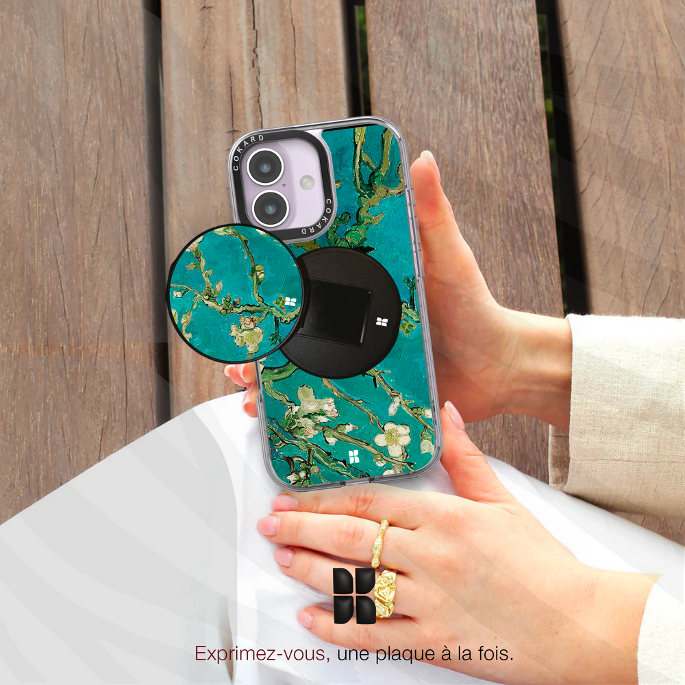 Support téléphone - Cerisier