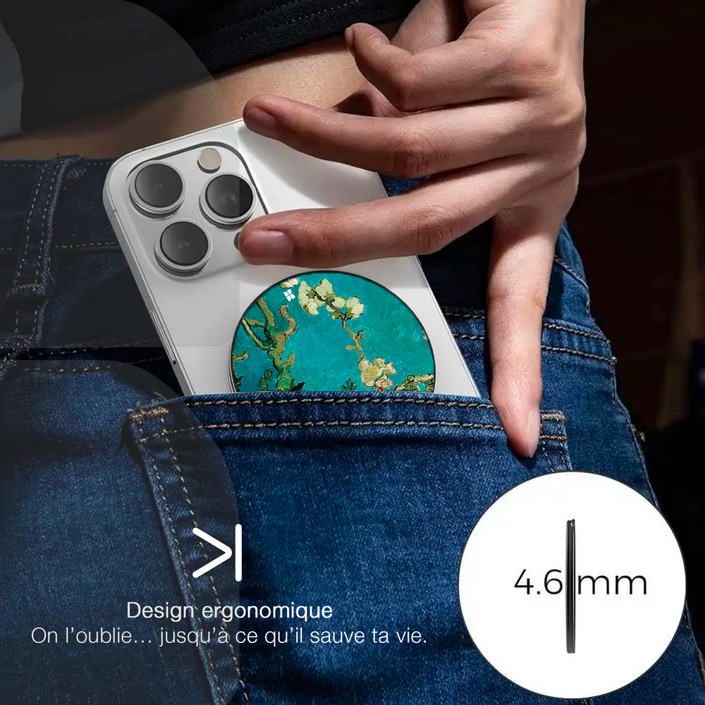 Support téléphone - Cerisier