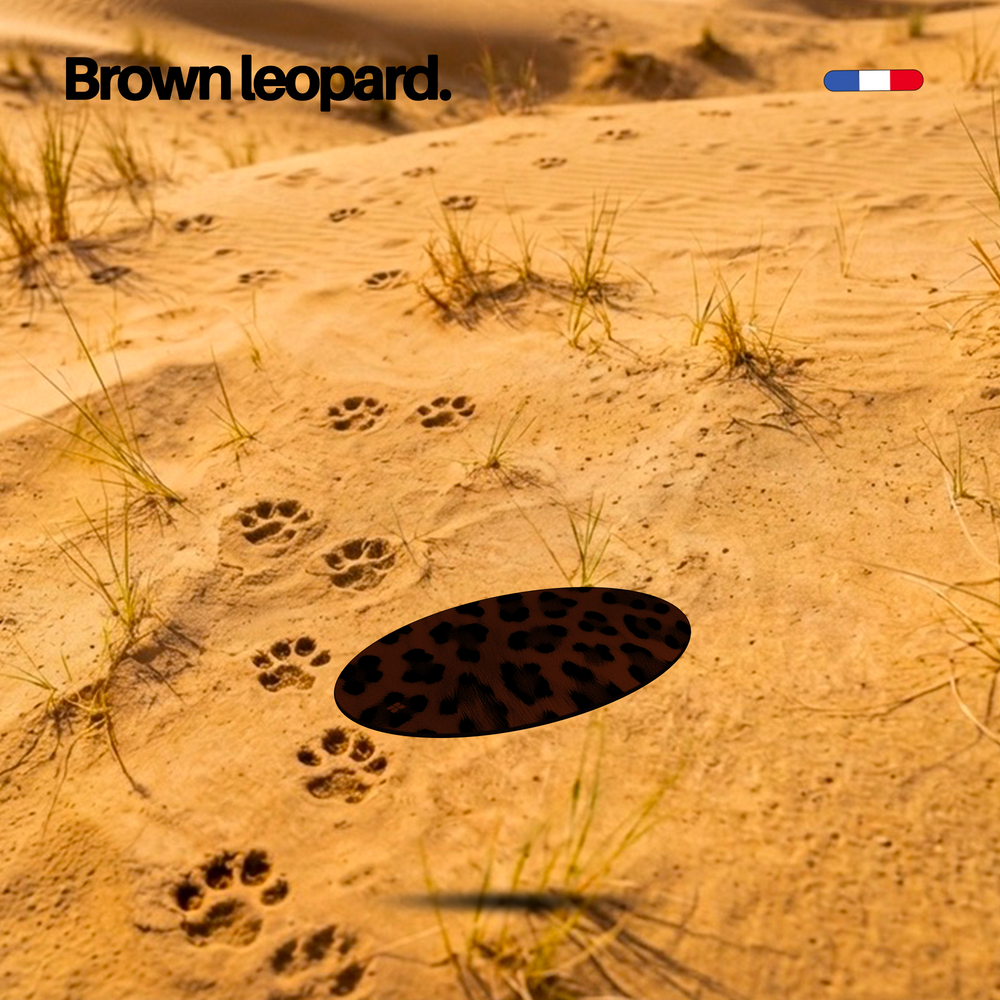 Brown leopard