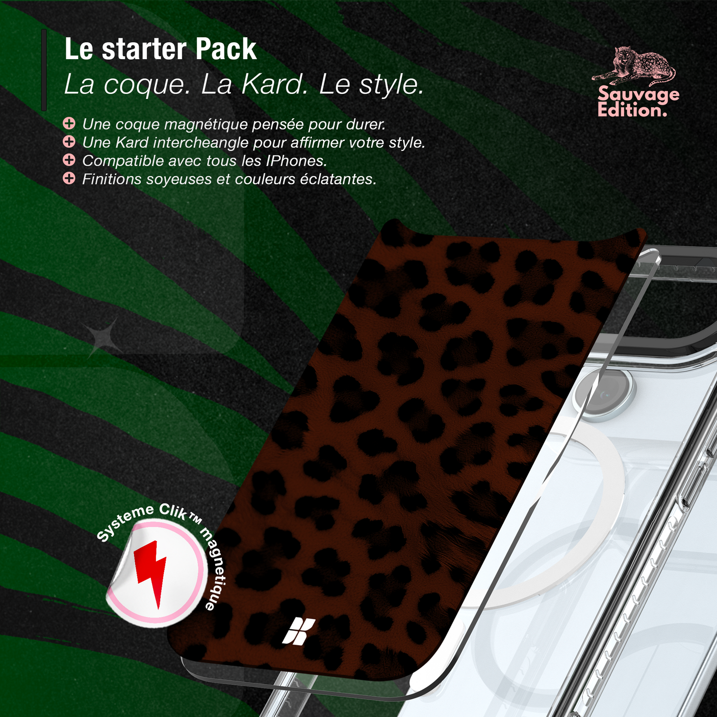 Leopard marron - Starter Pack