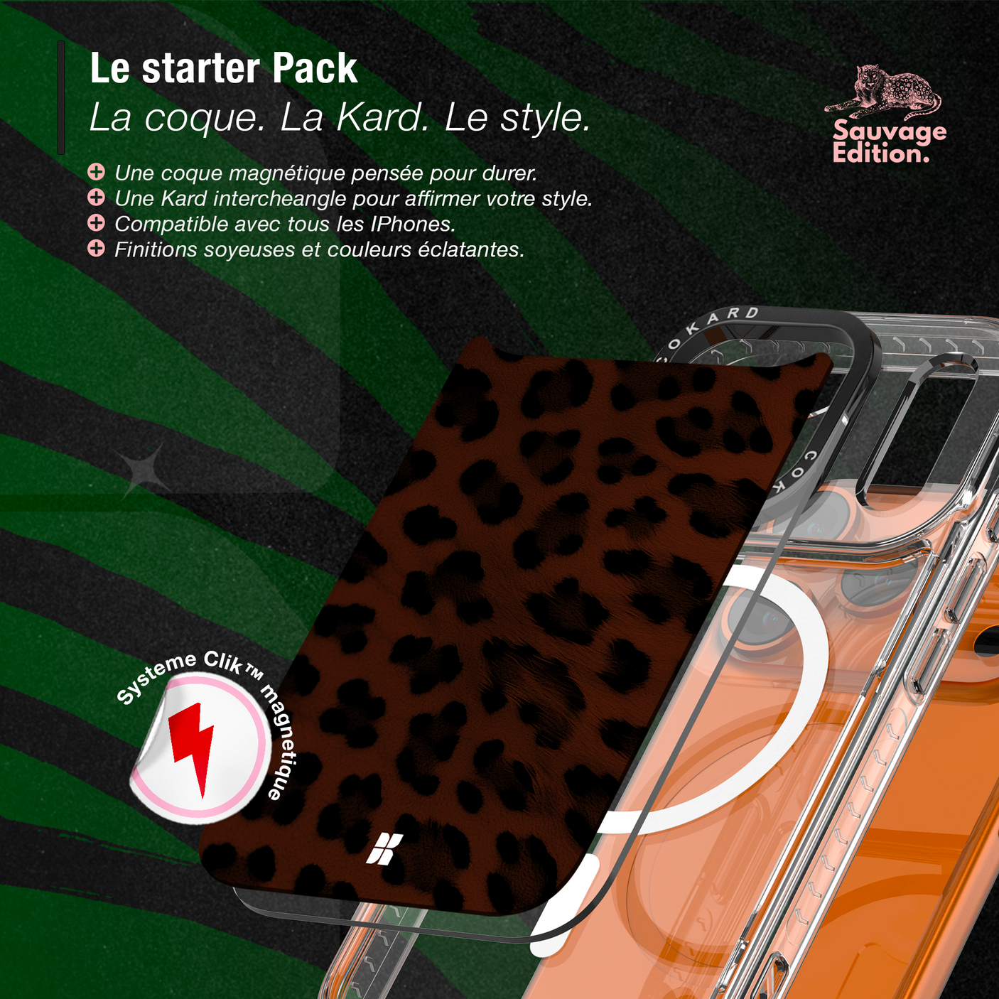 Leopard marron - Starter Pack