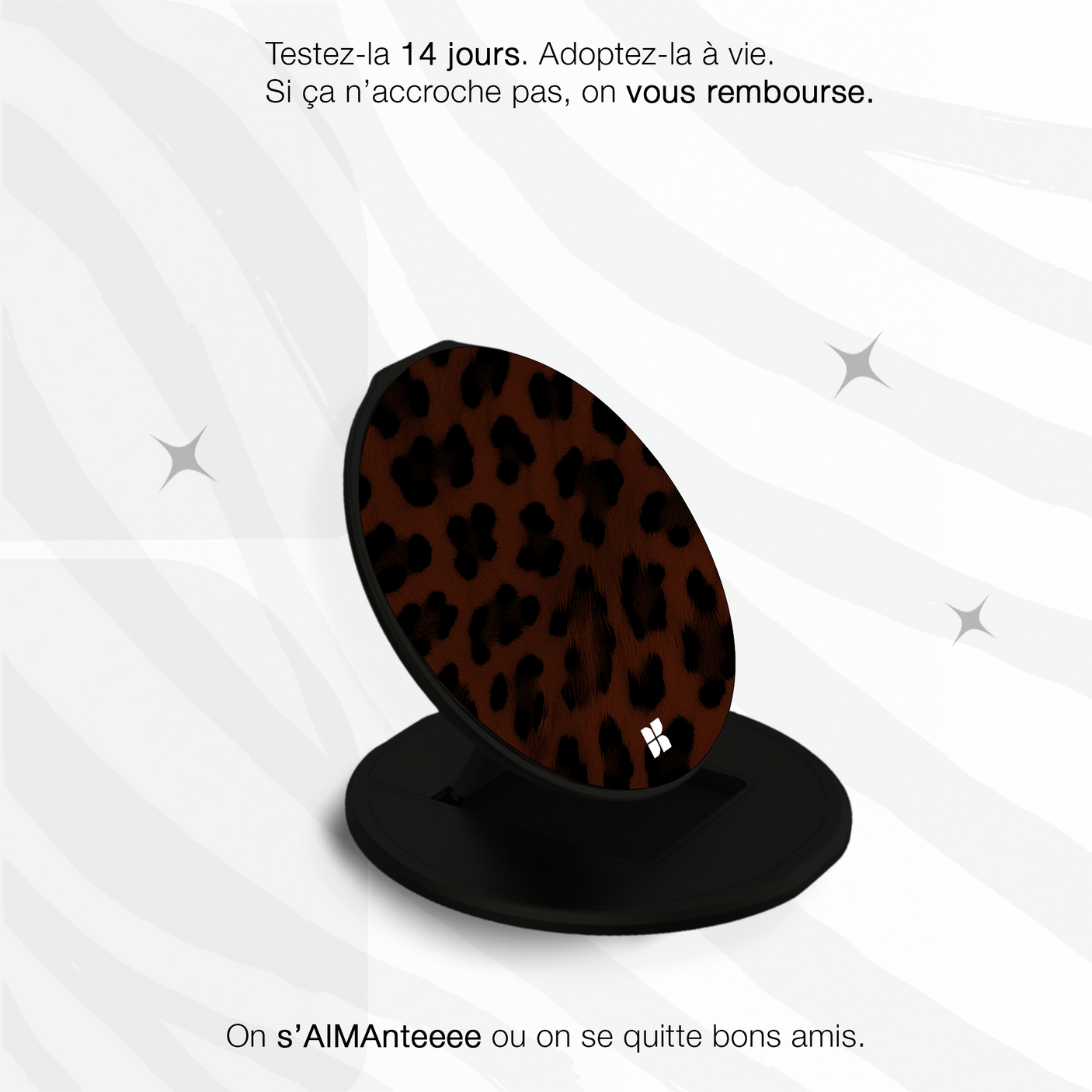 Leopard marron