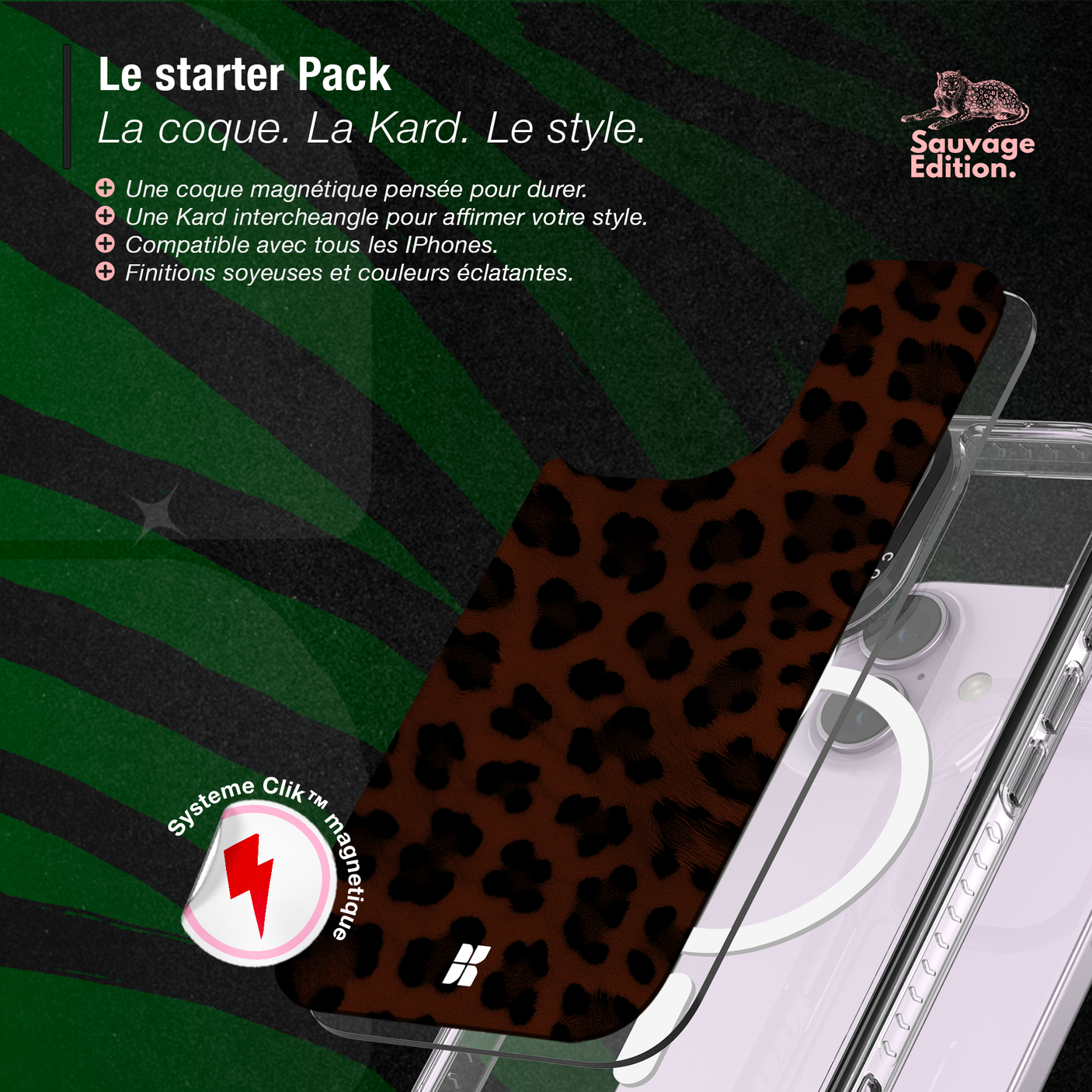 Leopard marron - Starter Pack